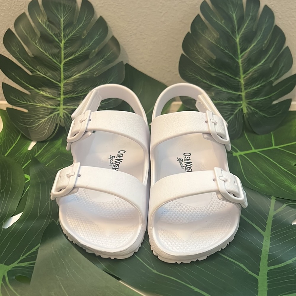 White Toddler Girl Sandals - Picture 4 of 4